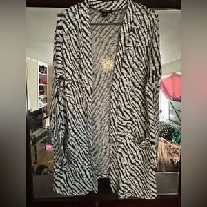 Zebra Print Women's Sweater